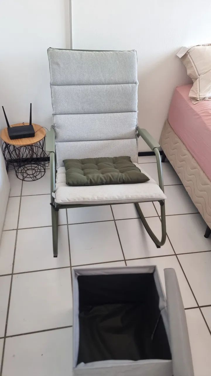 Cadeira de balanço para área externa - Foto 2