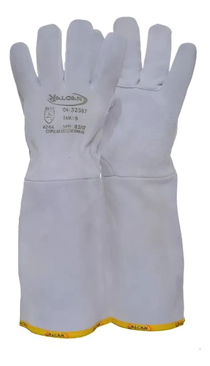 Luva Valcan Raspa Punho De 20cm Ca 32587