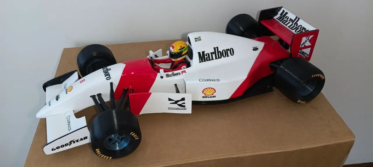 Formula 1 impressão 3D PLA 54cm - Foto 3