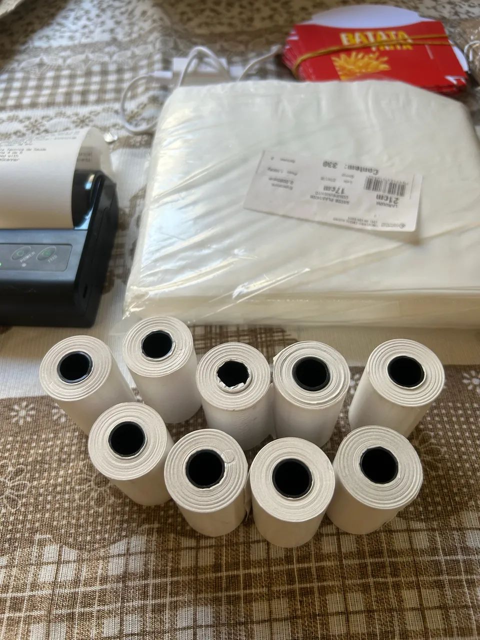 Kit Completo Delivery iFood com Impressora Térmica Bluetooth + Saquinhos  - Foto 3