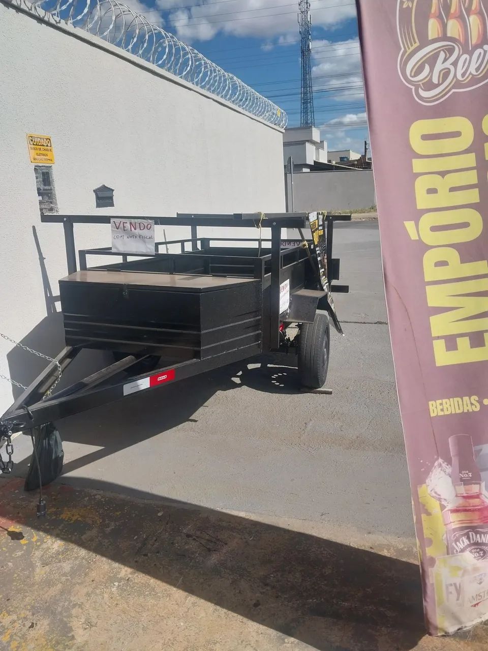 Carretinha super reforcada ZERO com nota fiscal  - Foto 3
