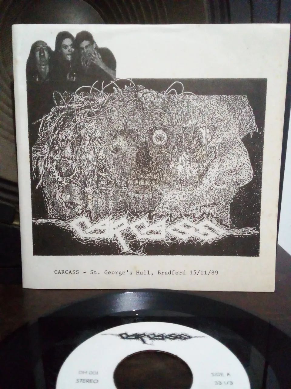 Carcass - St. George's Hall, Bradford 15/11/89 EP raríssimo 1990