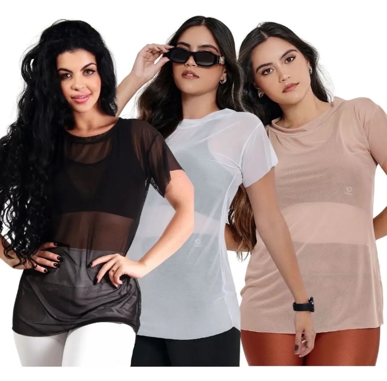Blusa transparente 