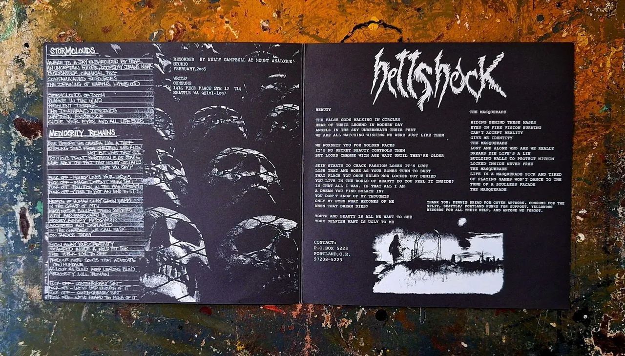 Consume e Hellshock - Hardcore Crust EUA Raríssimo - Ratos de Porão  - Foto 5
