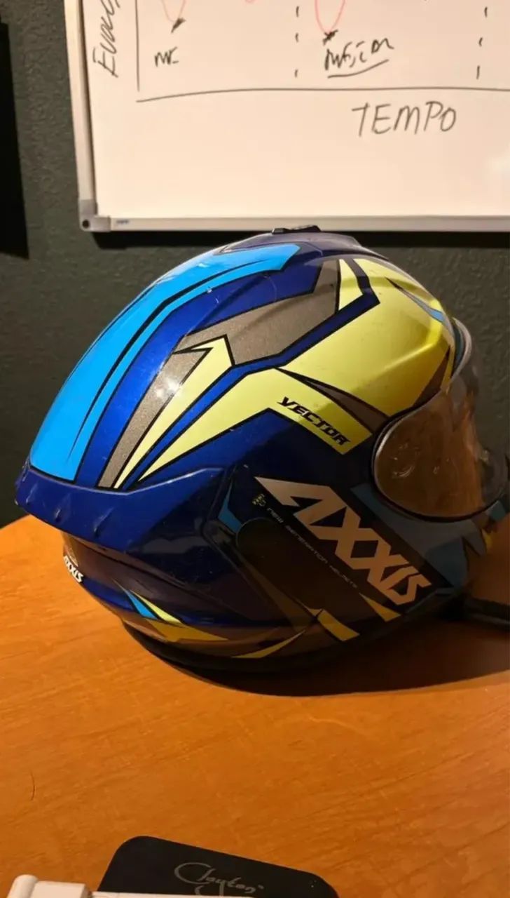 Capacete Axxis Draken + intercomunicador  - Foto 2