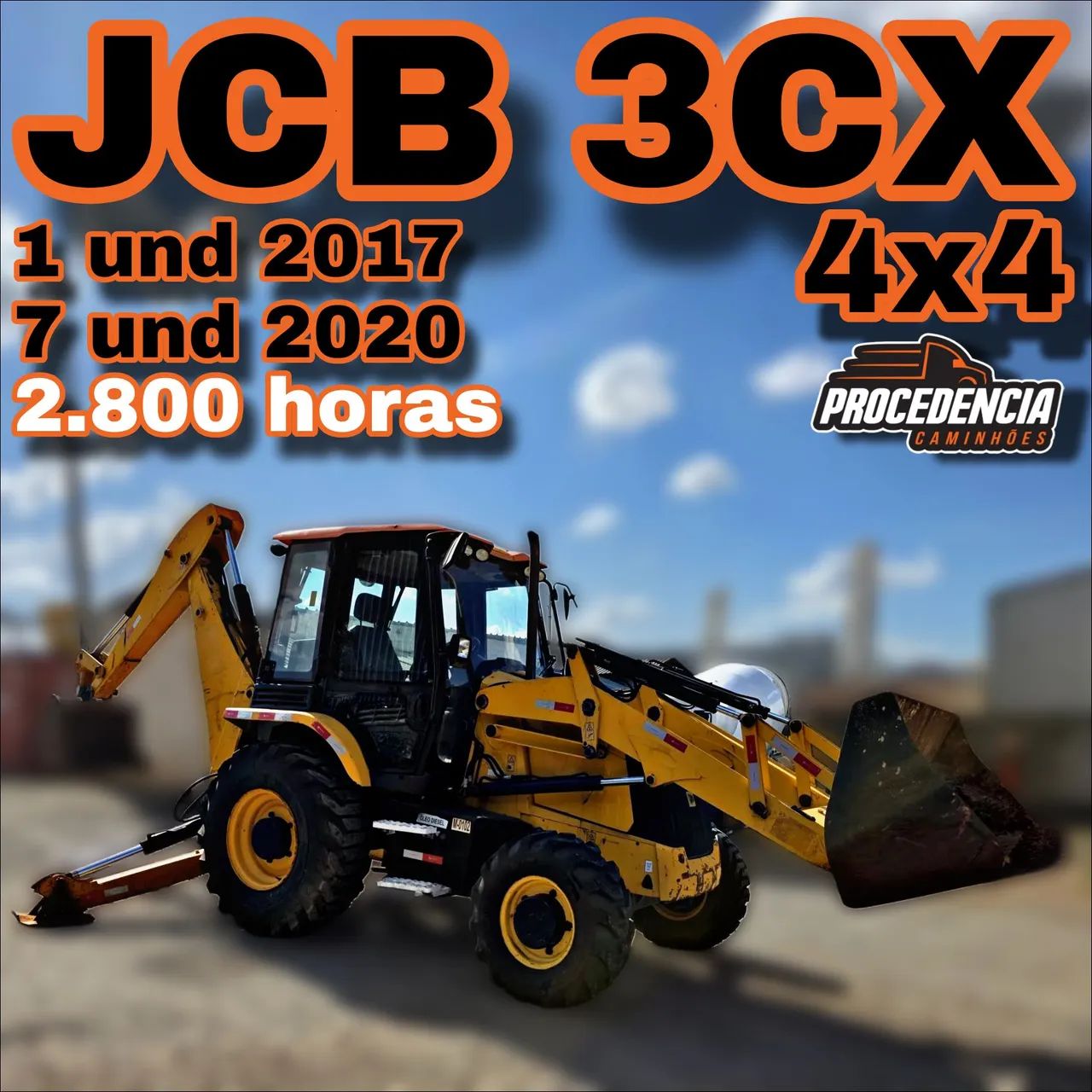 Retro Escavadeira JCB