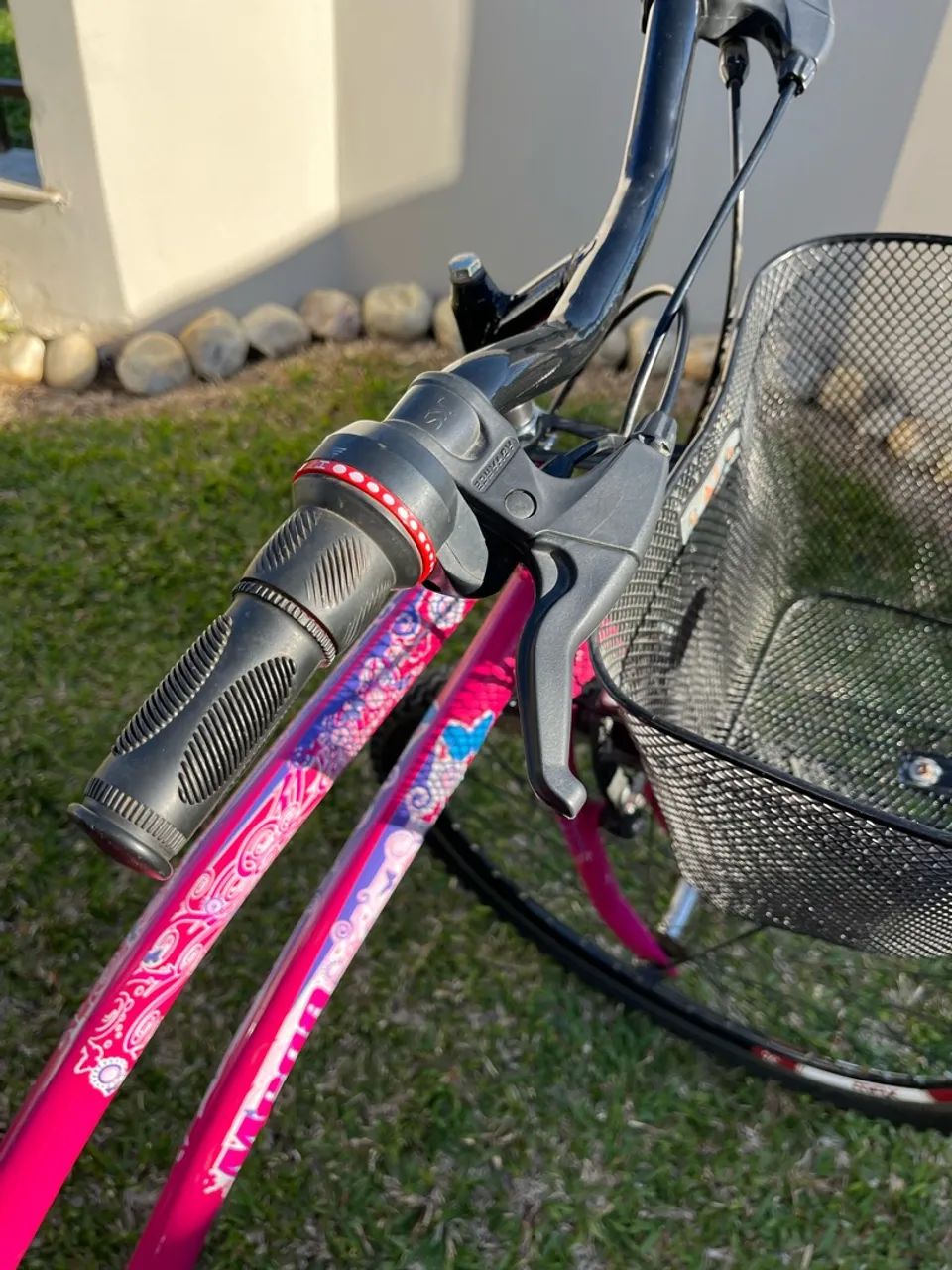 BICICLETA ARO 26 - cor de rosa  - Foto 5