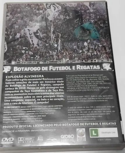 DVD Botafogo Campeão Carioca 2010 Original - Foto 3
