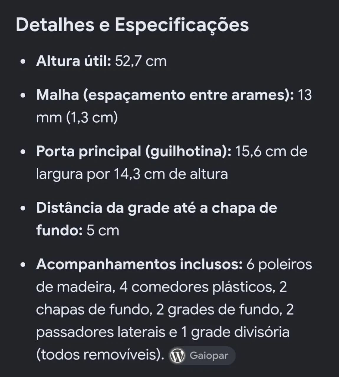 Voador Gaiopar 1,23m - Foto 3