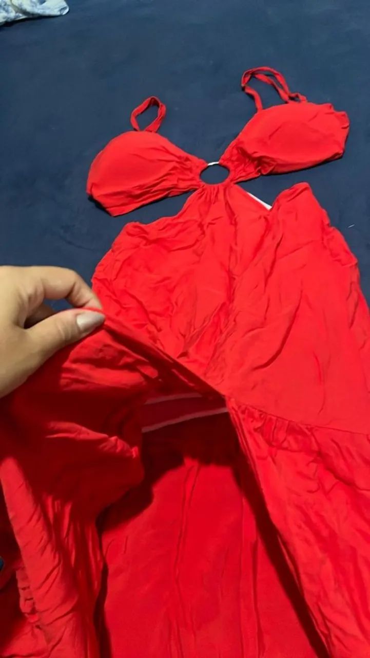 Vestido vermelho m - Foto 3