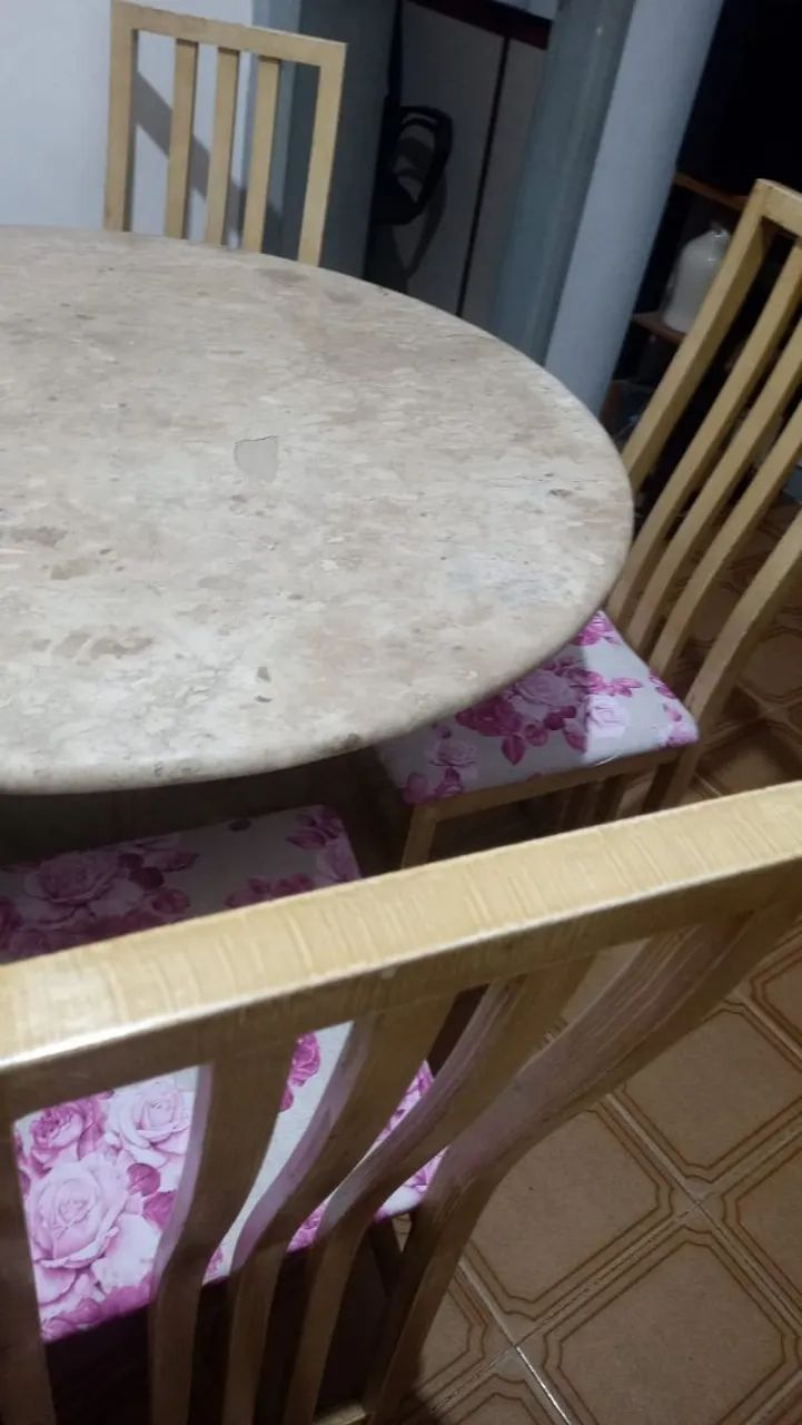 MESA DE MÁRMORE CARRARA $300 - Foto 3
