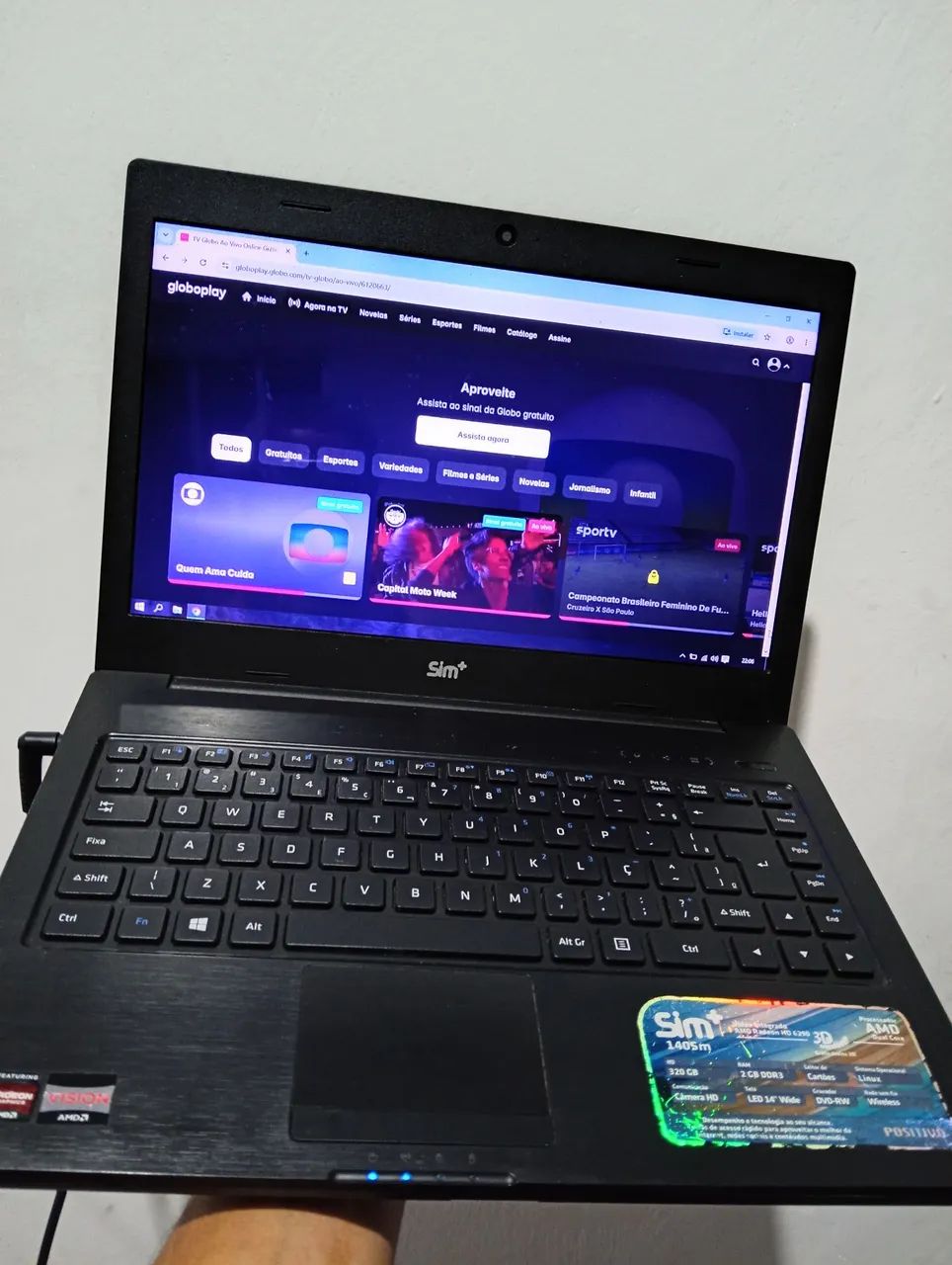 Notebook POSITIVO. AMD. Dual Core. 4 GB de memória. DDR3. Funcionando perfeitamente   - Foto 4
