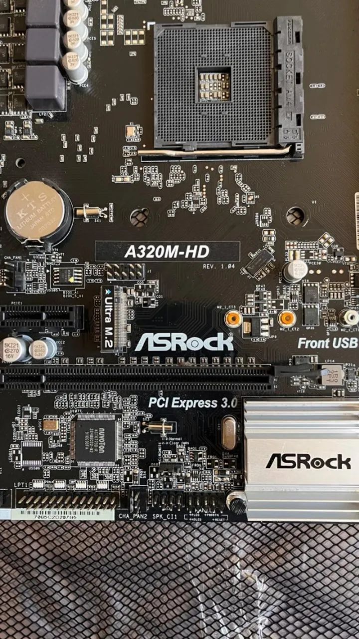 Placa Mãe - A320M- HD - Asrock - Foto 4