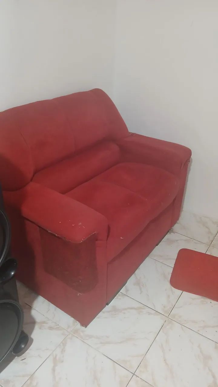 Conjunto de sofá e uma cama 