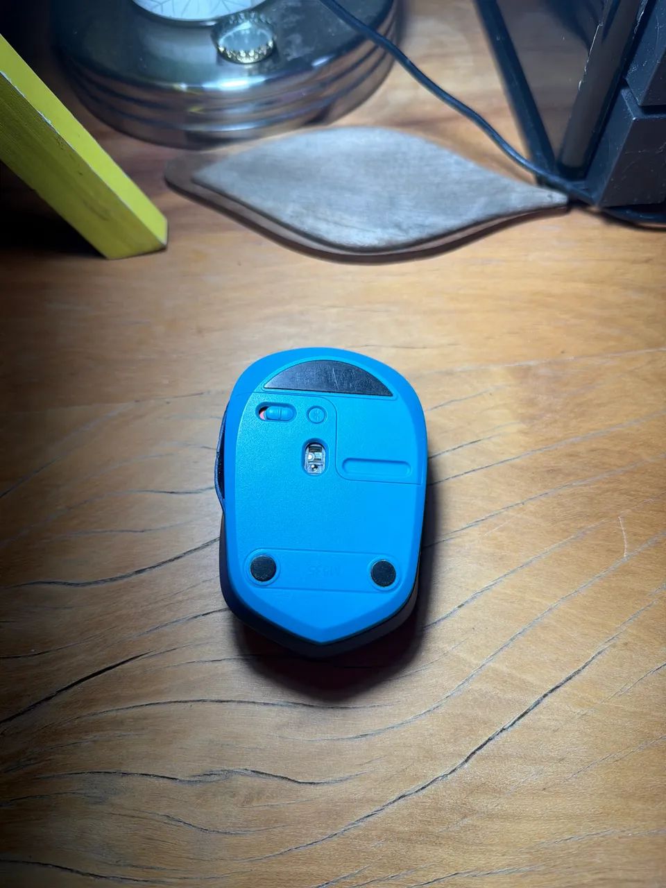 Mouse sem fio Logitech M535 com Design Ambidestro Conexão Bluetooth - Azul - Foto 3