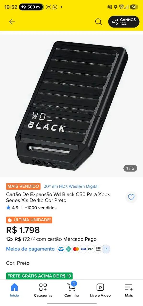 SSD 1Tb - Xbox Series s|x - Foto 2