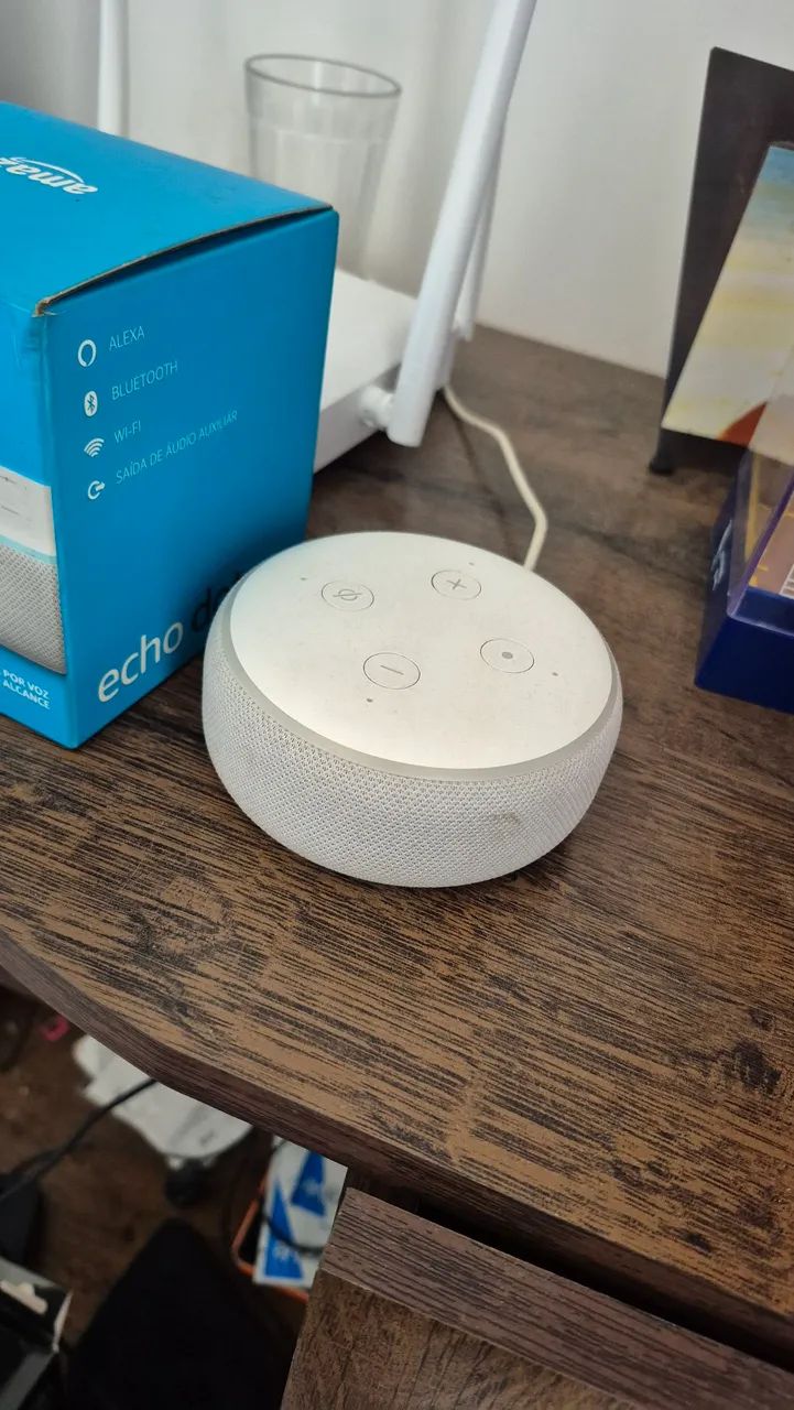 Vendo Echo Dot 3ª geração c/caixa - Foto 2