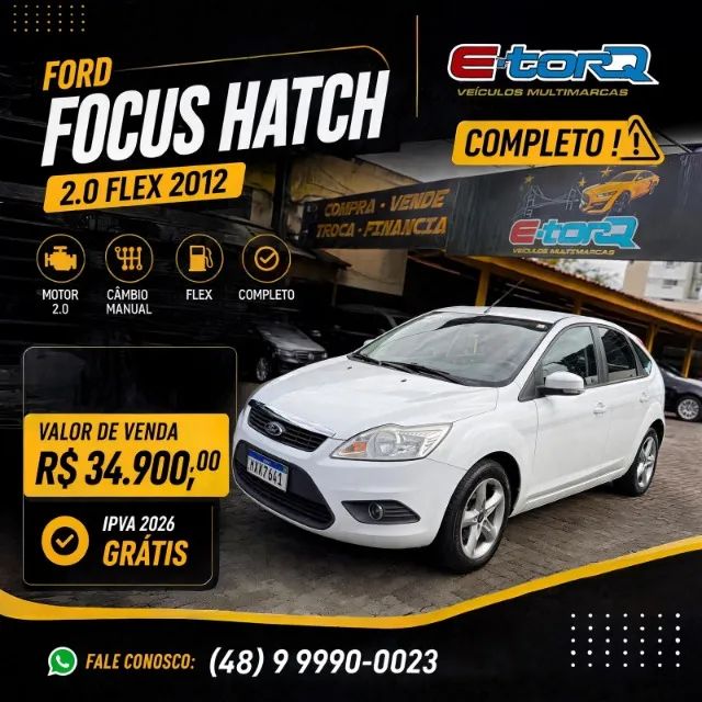 Ford Focus 2.0 16v/ 2.0 16V Flex 5P 2012