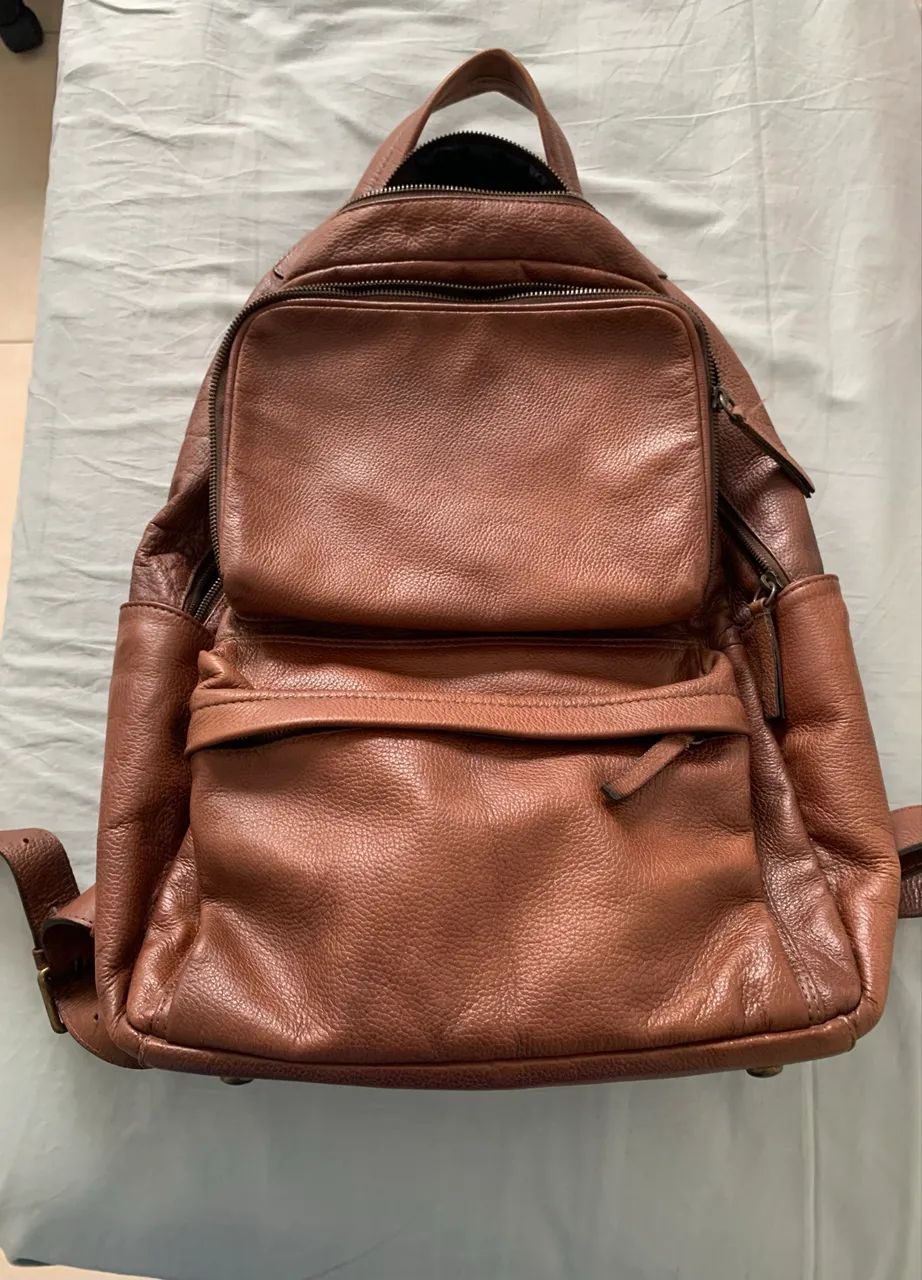 Mochila de couro Louie