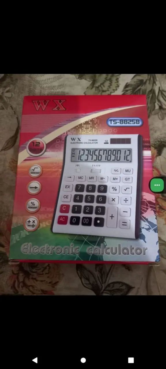 Calculadora de 12 dígitos461093343666513924