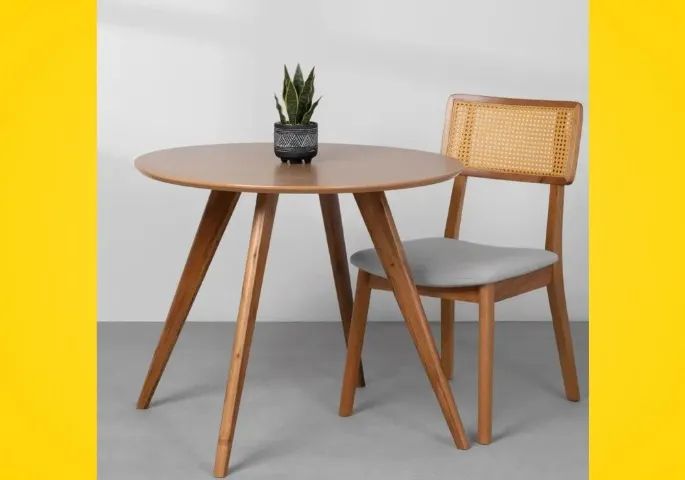 Mesa de Jantar com 4 Cadeiras Nova65704316387457121