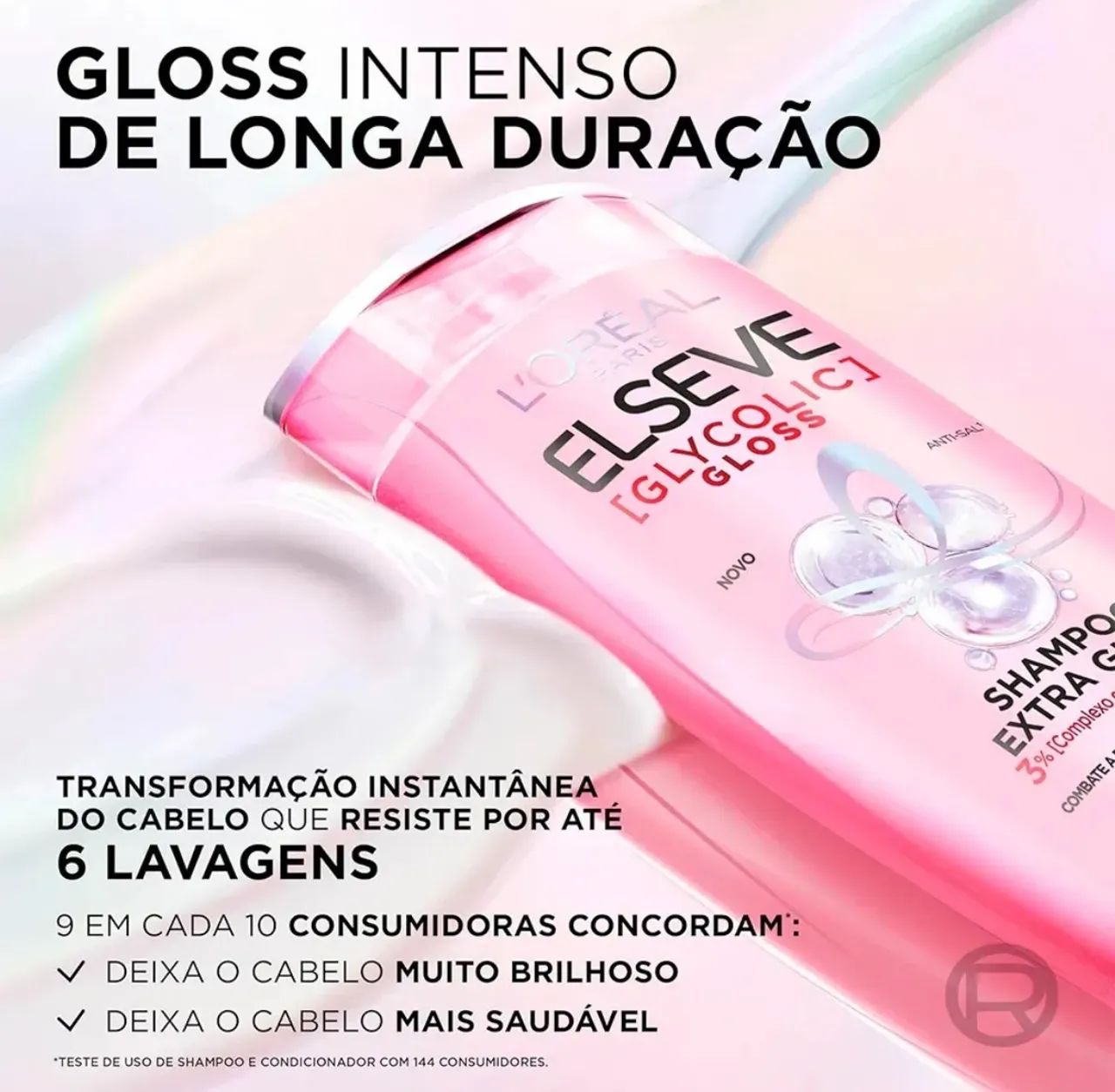 Shampoo Elseve Glycolic Gloss 400ml - Foto 2