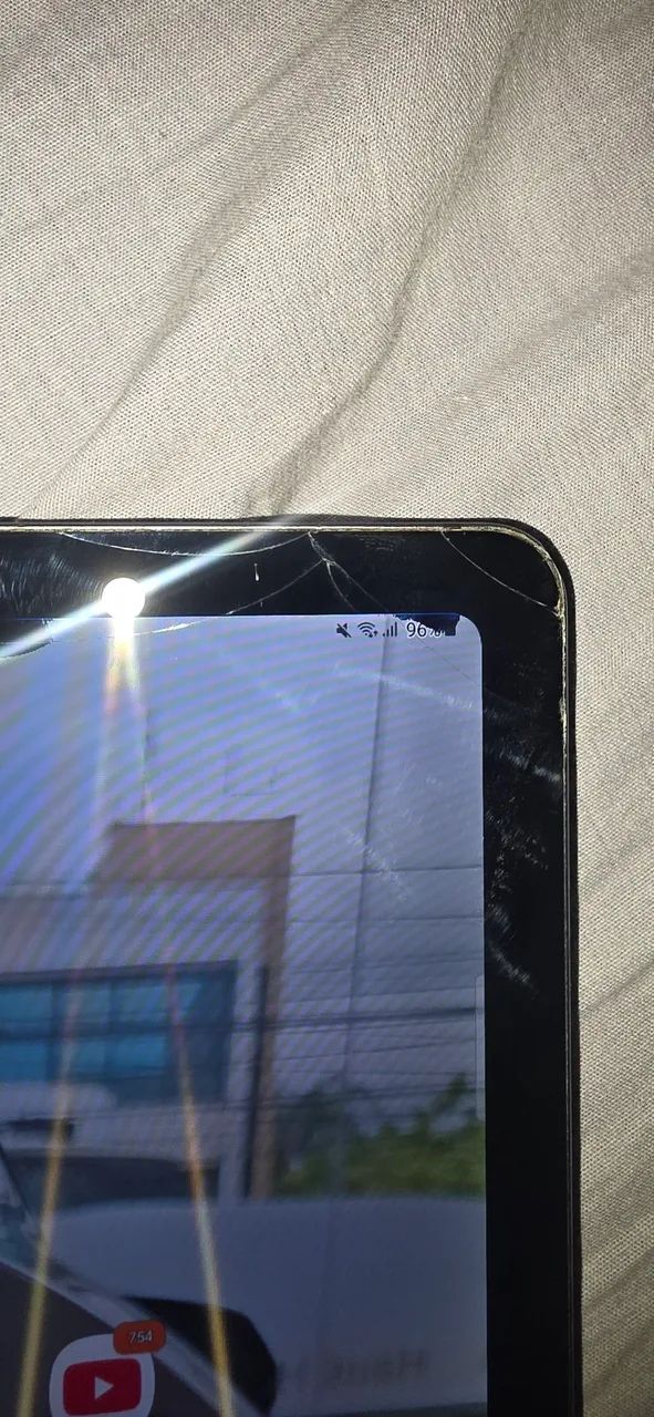 Tablet s6 lite versão de 2020 64gb. Tela trincada!! - Foto 4