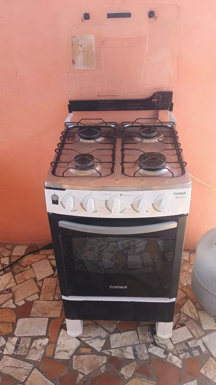 Fogão 4 bocas com automático 