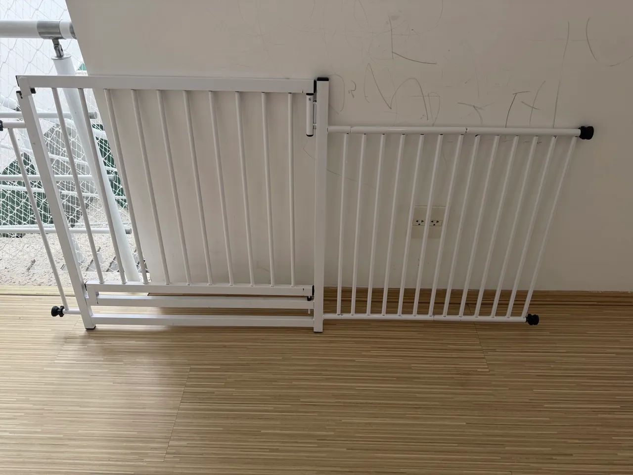 Portão Grade de proteção 100cm com extensores  - Foto 4