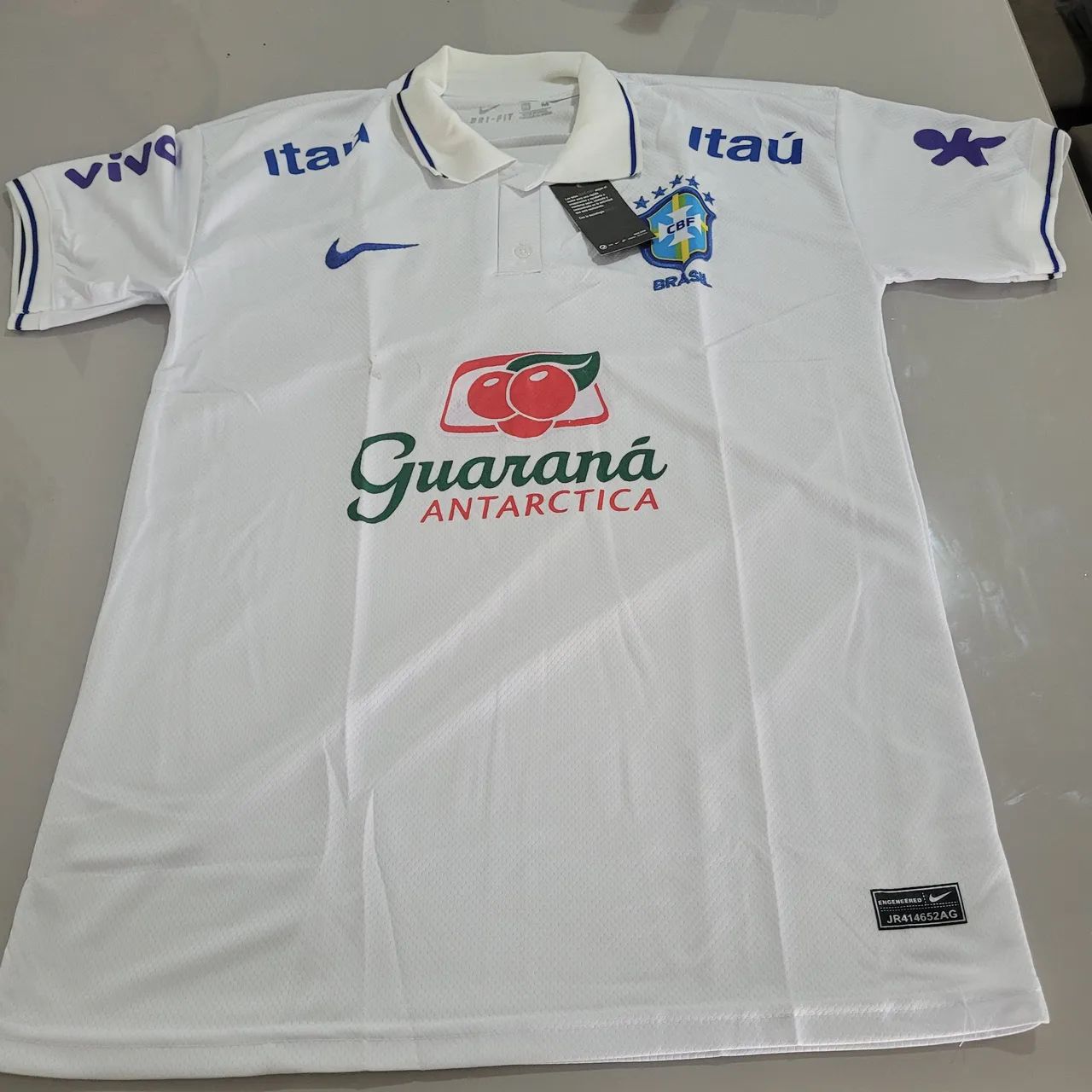 Camisa Seleção Brasileira Branca  - Foto 2
