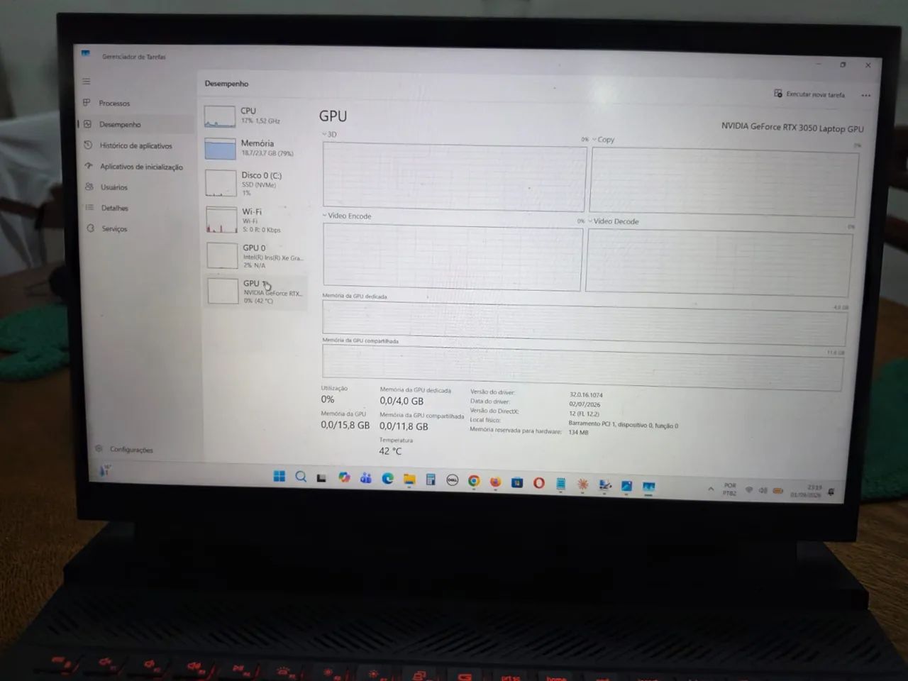 Notebook Gamer G15 - 24 RAM GDDR5  - Foto 4