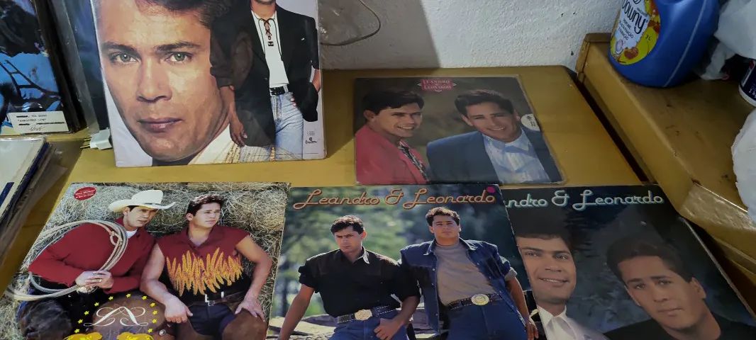 Discos de vinil Leandro e Leonardo 