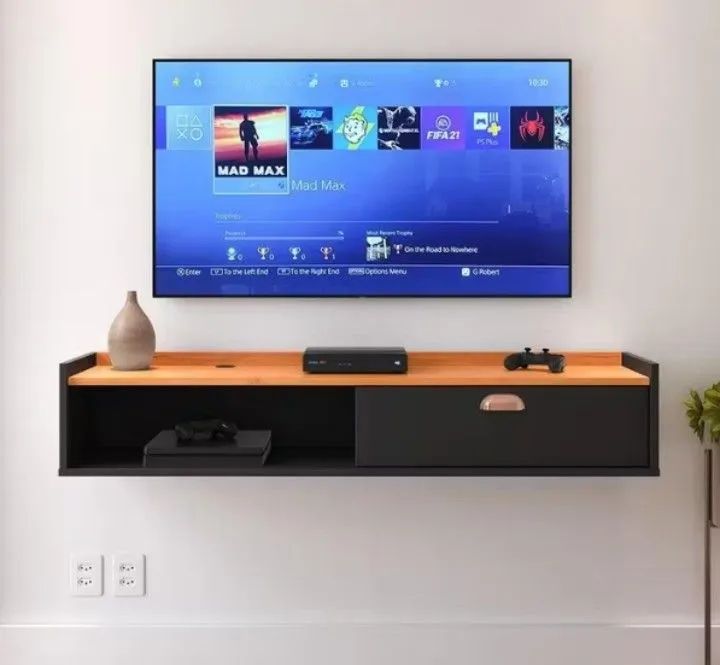 Rack suspenso home tv