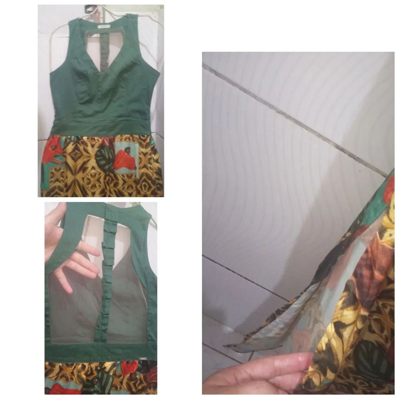 Vestido Estampado KOKID Longo Feminino M  - Foto 4
