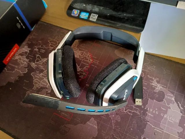 Headset Wireless Astro A20 Wireless PC PlayStation PS3 PS4 PS5 Videogame Windows Linux - Foto 3
