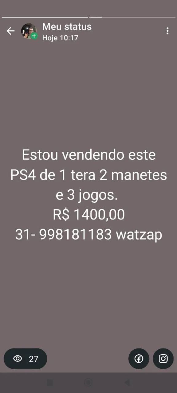Vendo PS4 slim de 1 tb