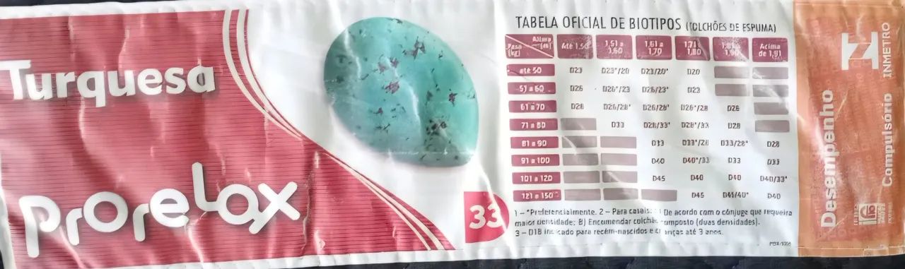 Colchão Casal Prorelax Turquesa D33 - Ótimo Estado! - Foto 3