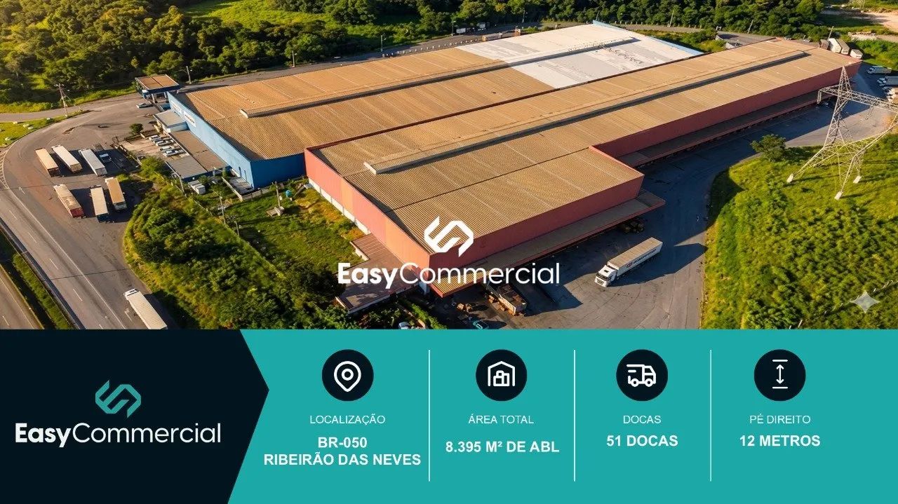 Galpão com 8.000 m² em Ribeirão das Neves