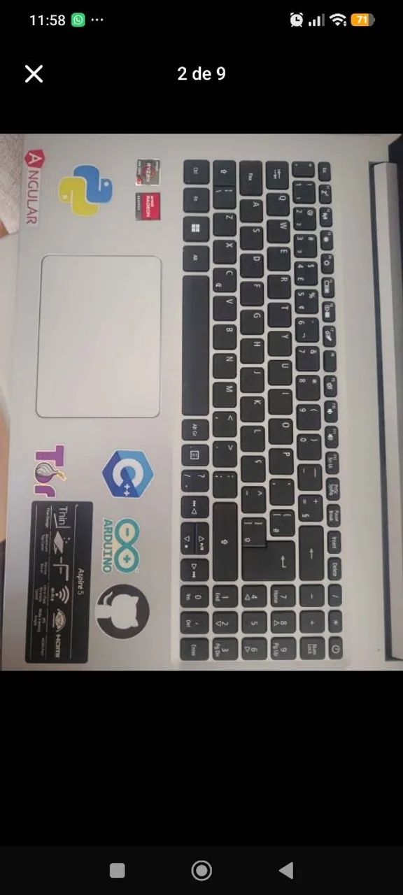 Acer aspire 5 Ryzen 7  - Foto 3