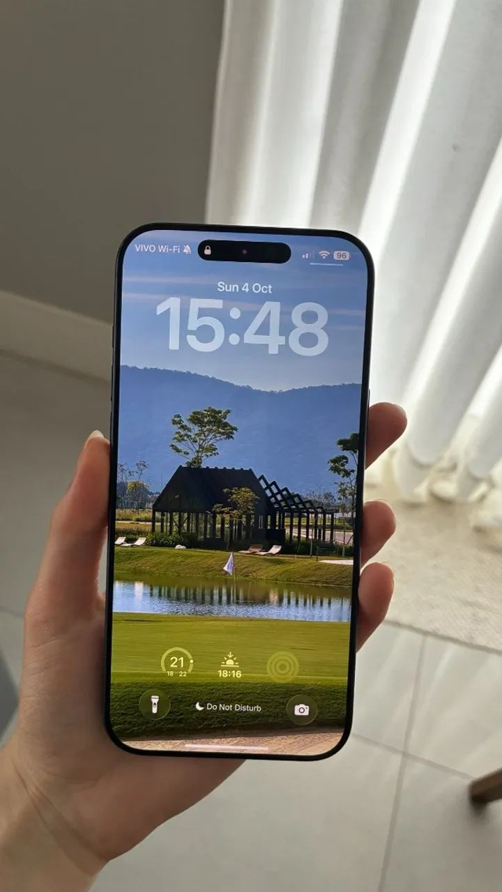 iPhone 17 Pro Max 256GB azul-intenso, bateria 100% com caixa original - Foto 4