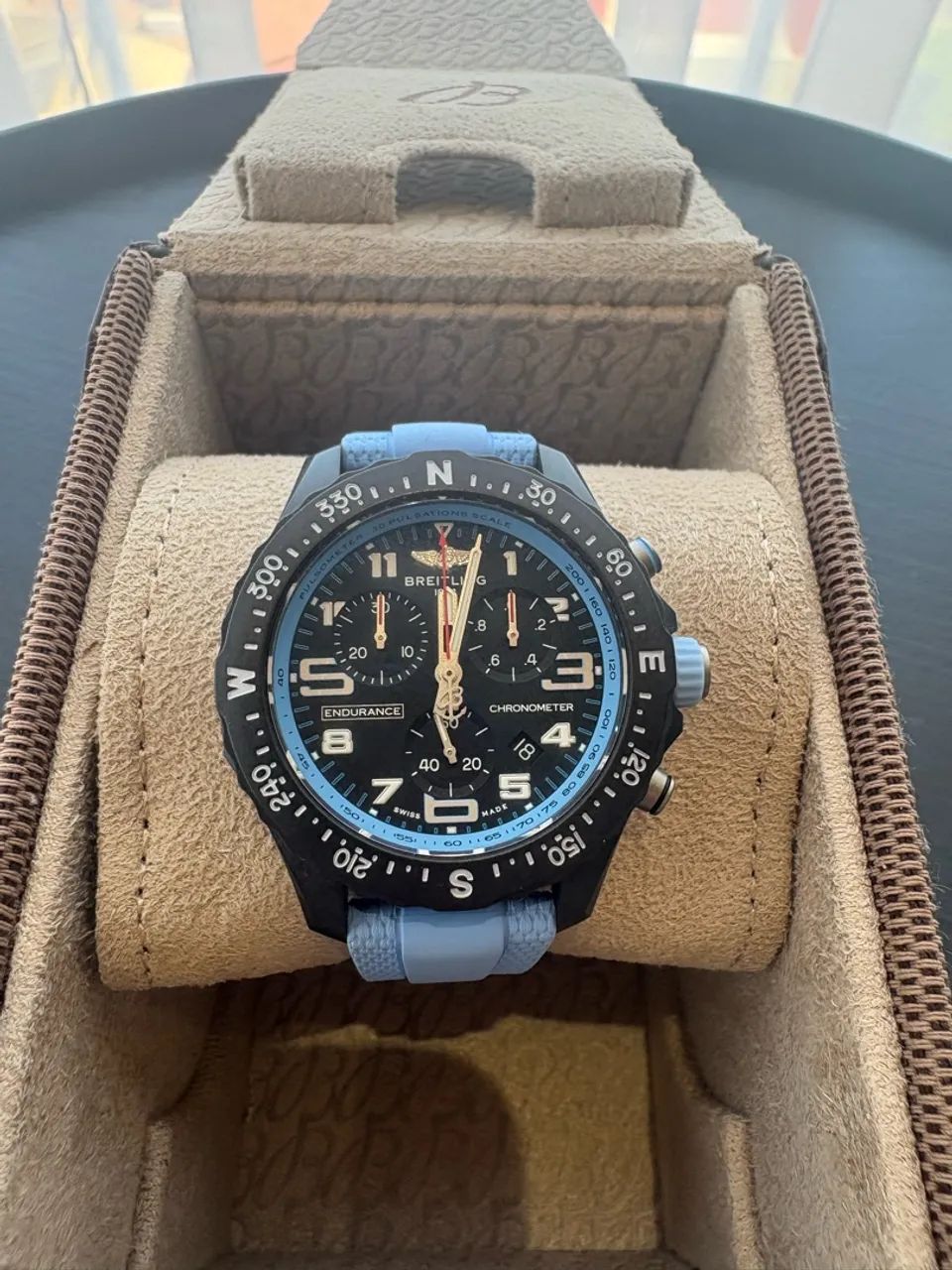 BREITLING ENDURANCE PRO 38 MM QUARTZ - BLUE