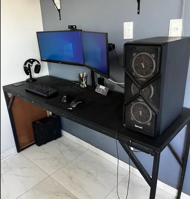 Mesa Computador / Bancada PC / Mesa Setup Gamer / Bancada Gamer