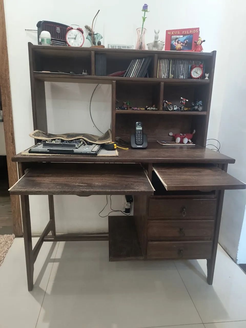 Escrivaninha de sucupira usado - Foto 3
