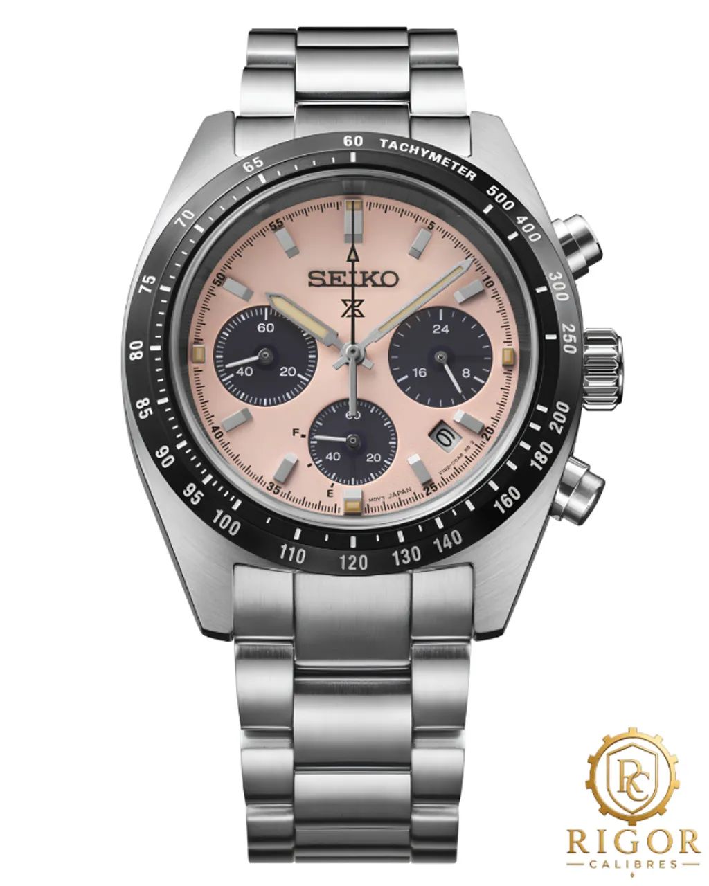 Relógio Seiko Prospex Speedtimer Solar - Edição Limitada Salmao 