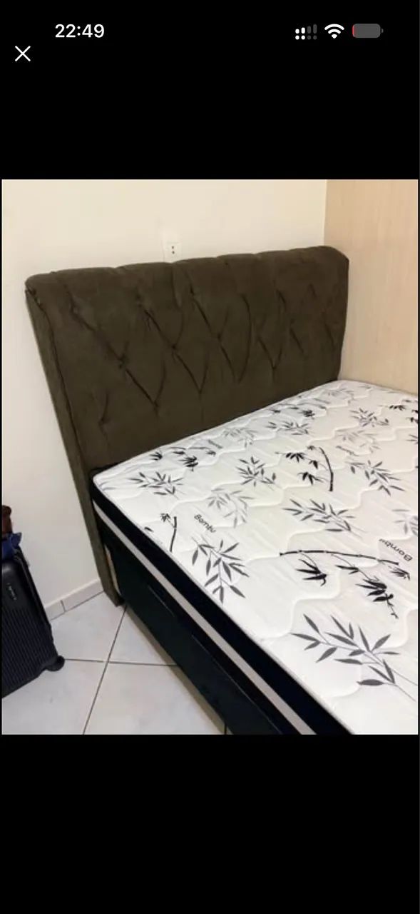 Cama box casal em perfeito estado  - Foto 5