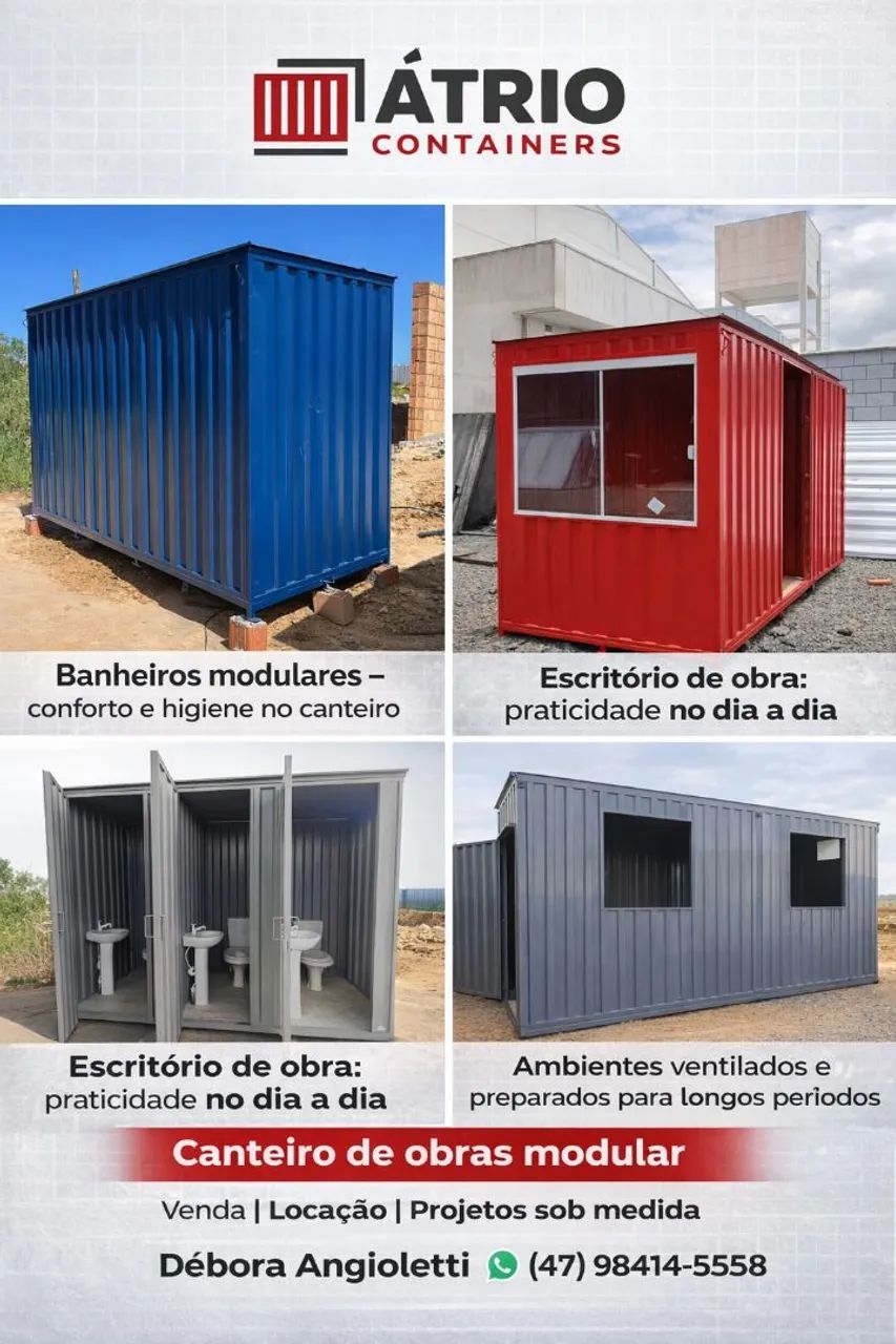 Container depósito armazém desmontável  - Foto 5