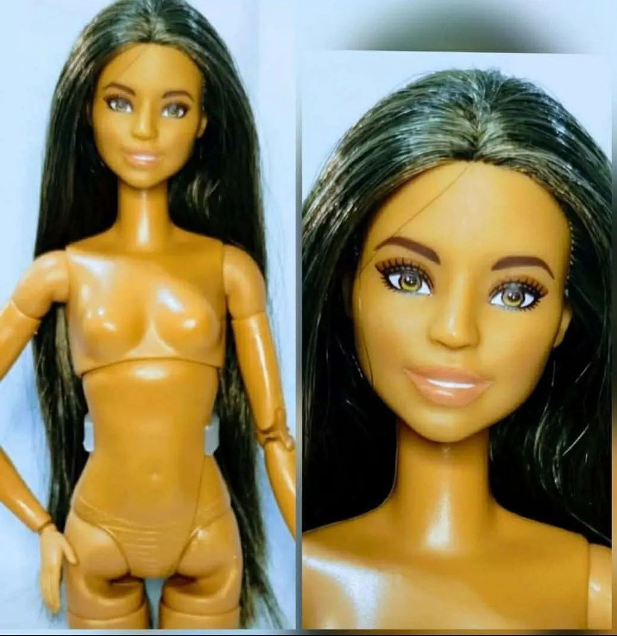 Cabeça Barbie 