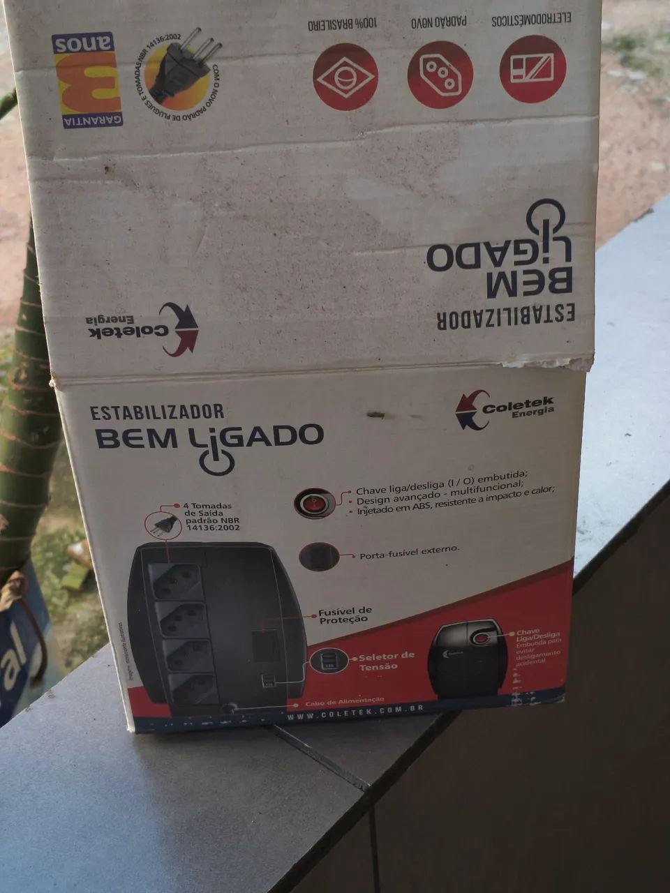 Estabilizador com defeito para troca de peças 