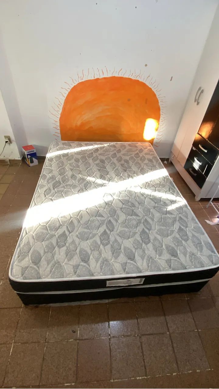 Cama de casal - semi nova  - Foto 2