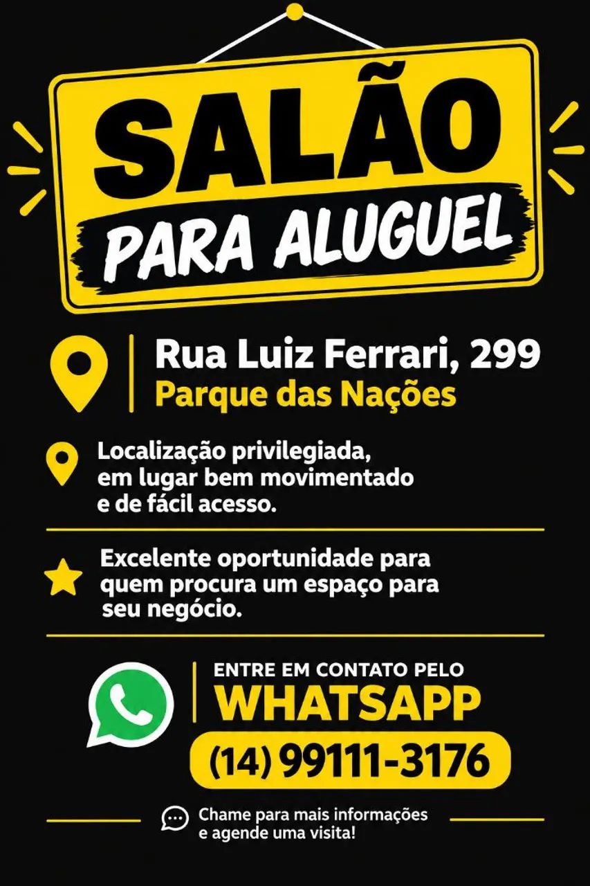 Salão/comércio/roupas